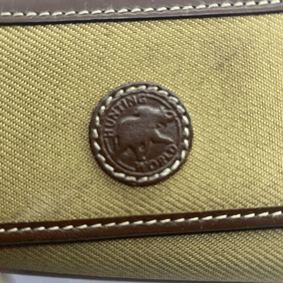 Hunting World Brown Canvas & Leather 6 Key Case - Picture 5 of 8